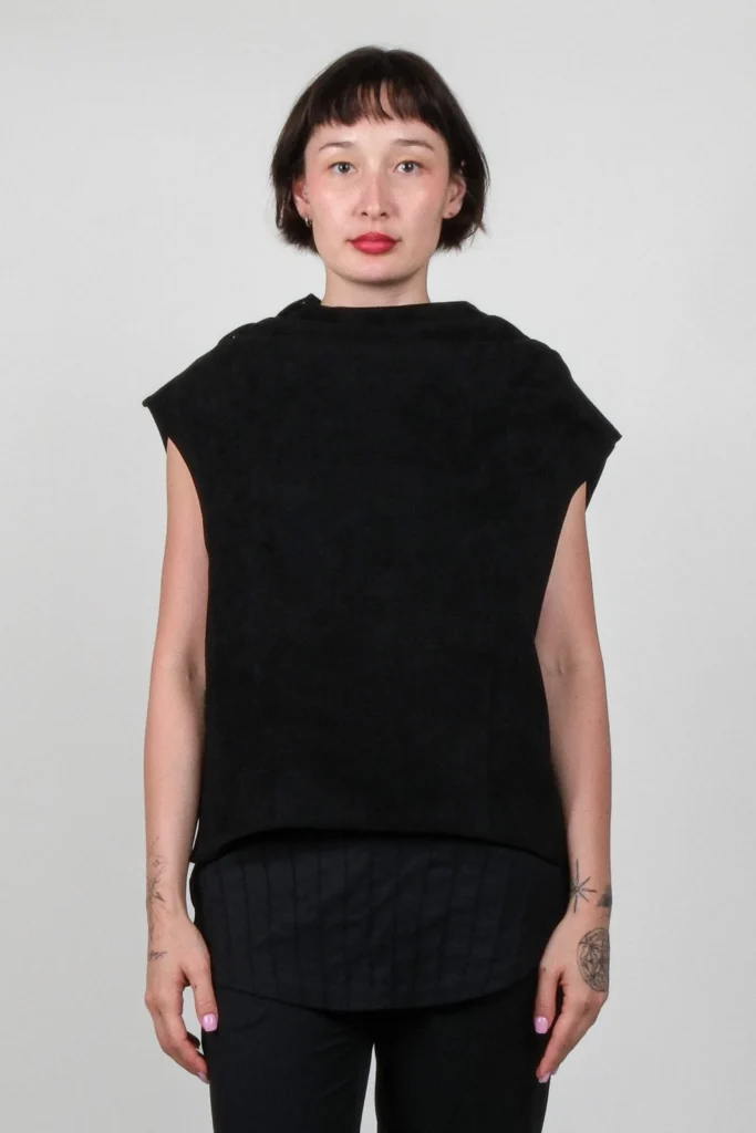 The Soft Architecture Of Wear: The Draped Shoulder Vest