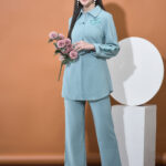 FFU Futuro Deep Teal Poly-Spandex Co-Ord Set: Where Design Meets Low-Key Drama