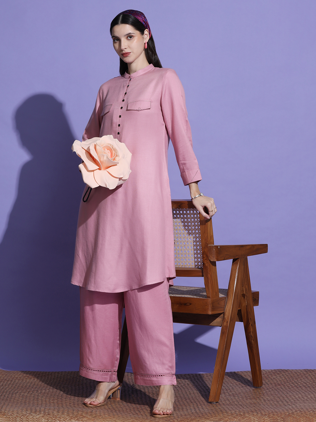 Amira Crystal Set Pink