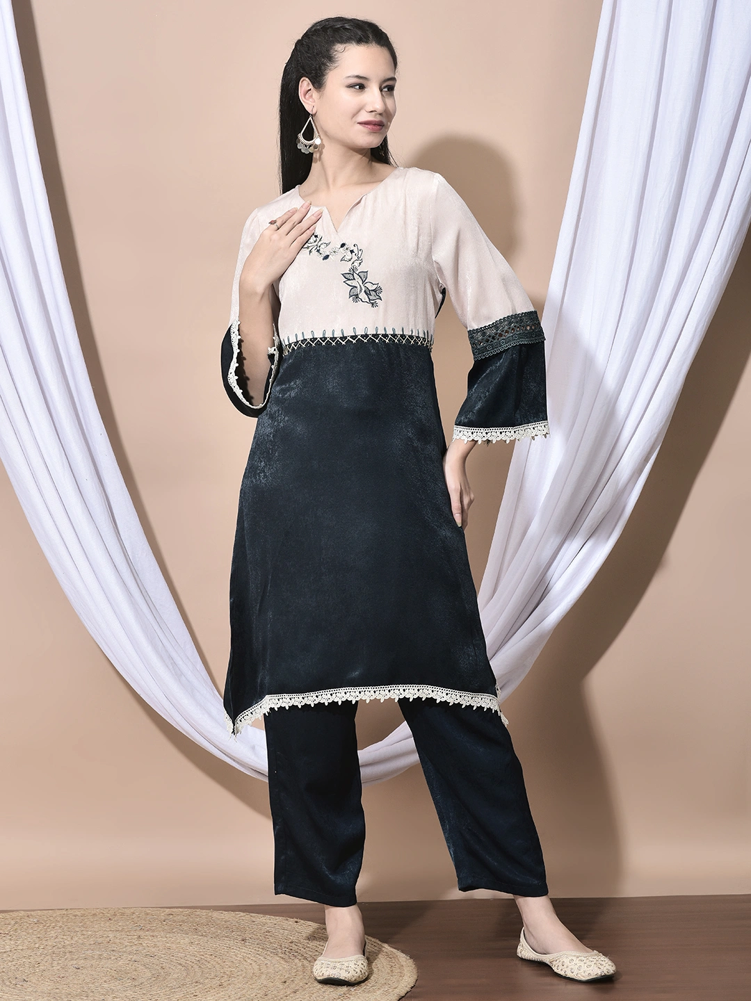 NoorVelvet Set B. Green