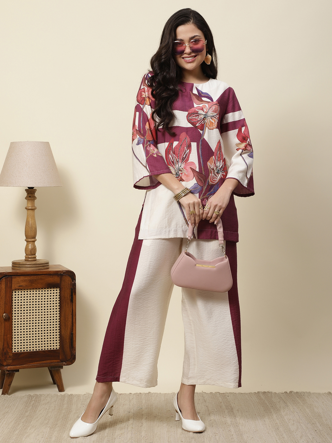 Floral Muse Coord Set Purple