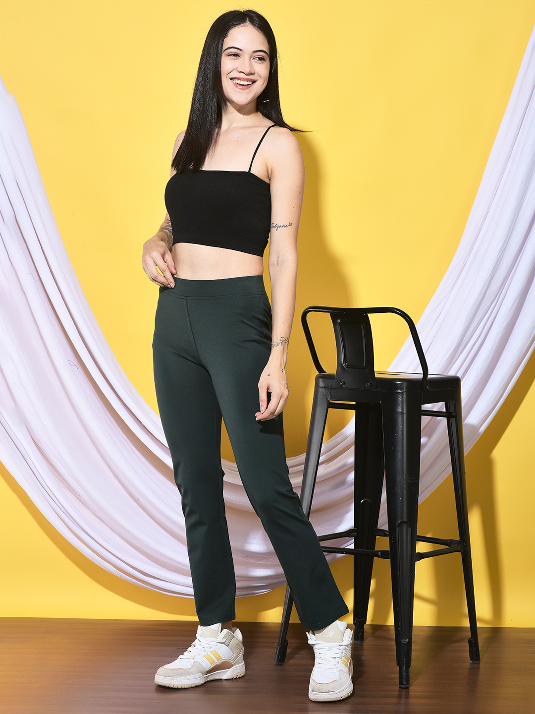PR STP: Straight-Leg Trousers B.Green