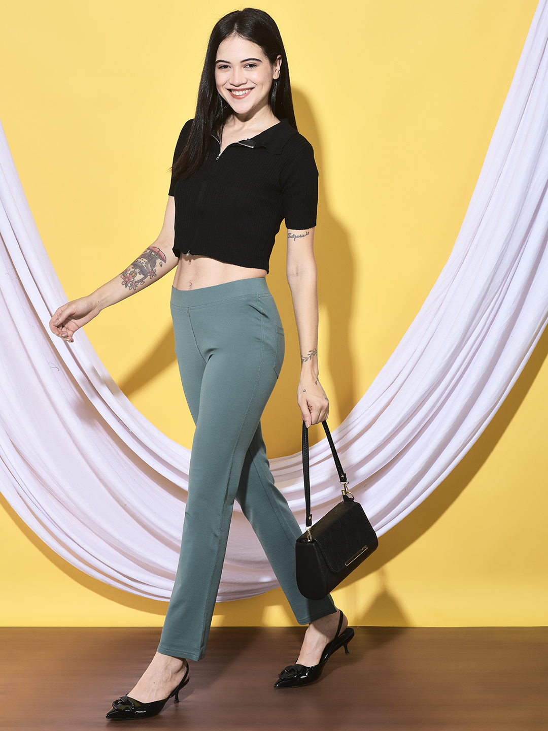 PR STP: Straight-Leg Trousers Mist