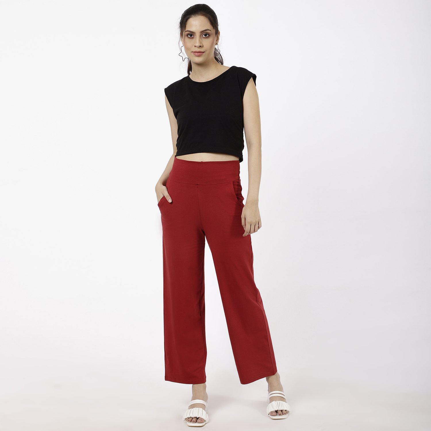 Glamour Culotte Mehroon