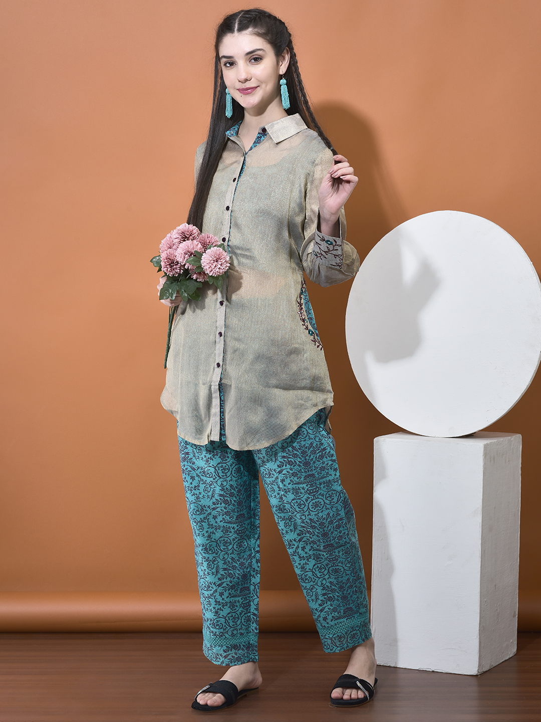 Organza Opal Co-ord Green