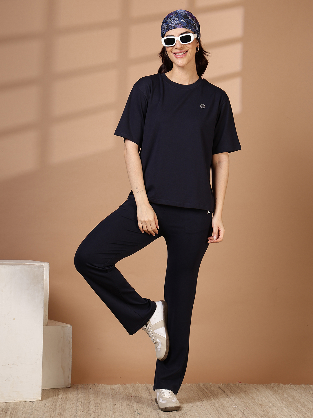 The Structured Air Tees Navy Blue