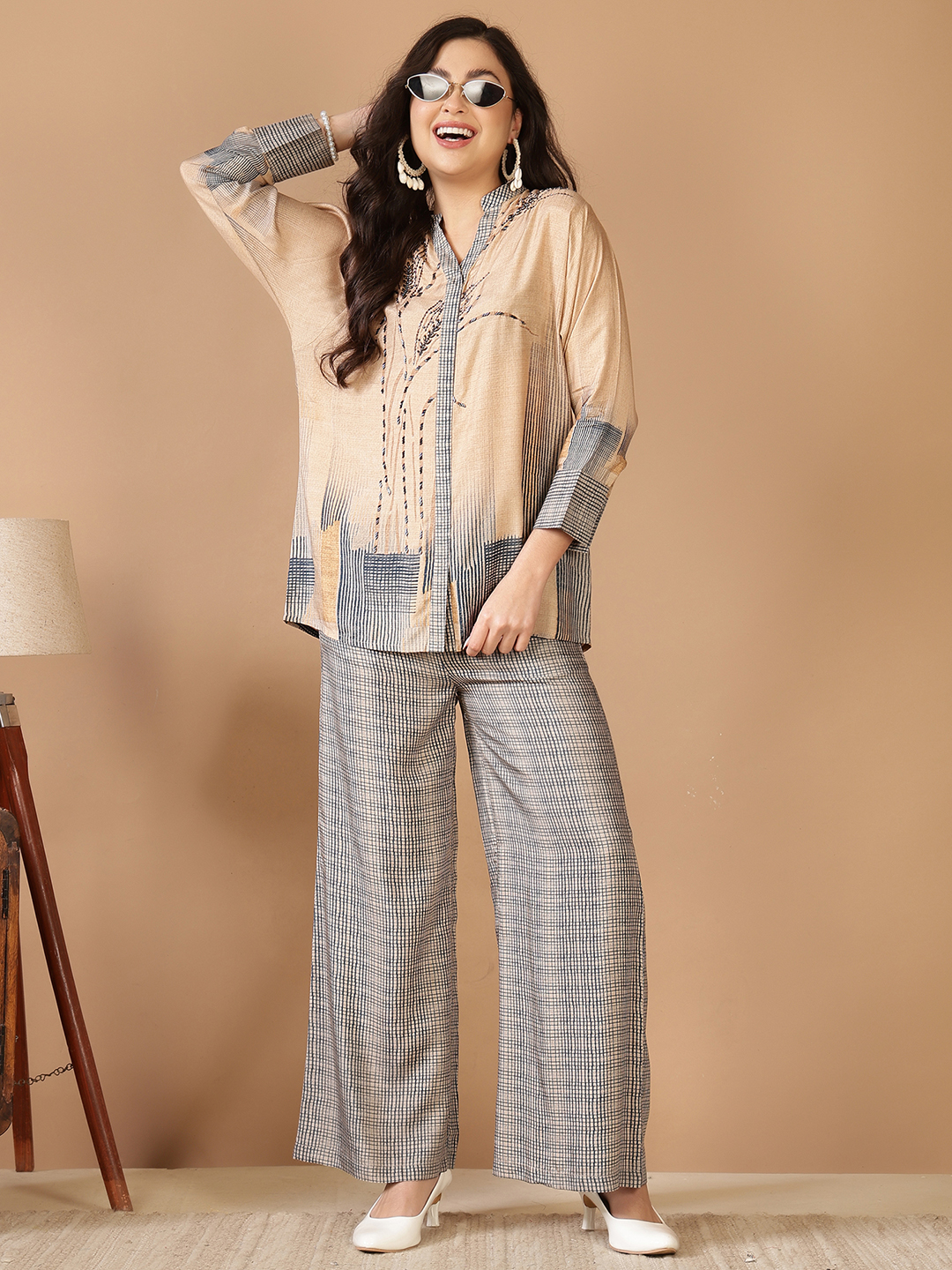 Amber Husk Coord Set goldish orange